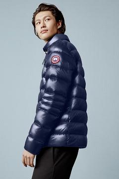 Chamarras Canada Goose Hombre México - Crofton Chaqueta De Plumas Azul Oscuro Marino CM9017586